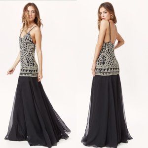 Mara Hoffman Georgette Beaded Gown